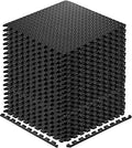 20 Pcs Black Interlocking EVA Foam Exercise Mats I3605