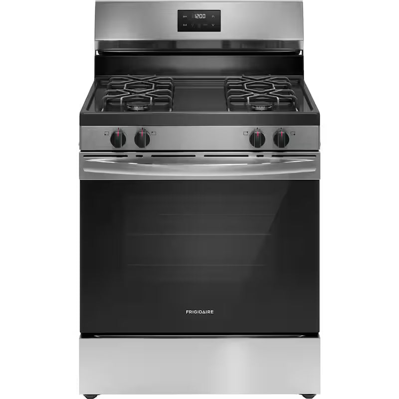 4-Burner Freestanding Gas Range in Stainless Steel X53693