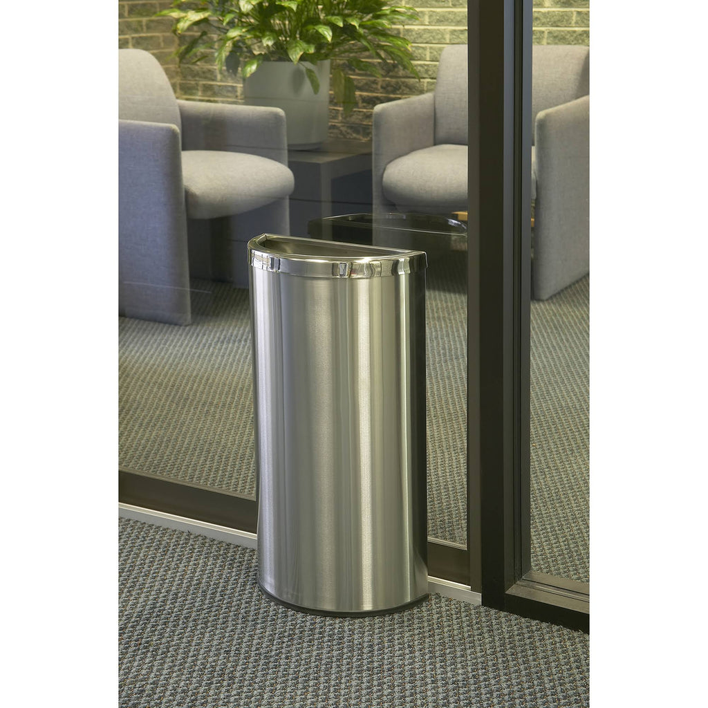 8 Gallon Stainless Steel Trash Can L95184
