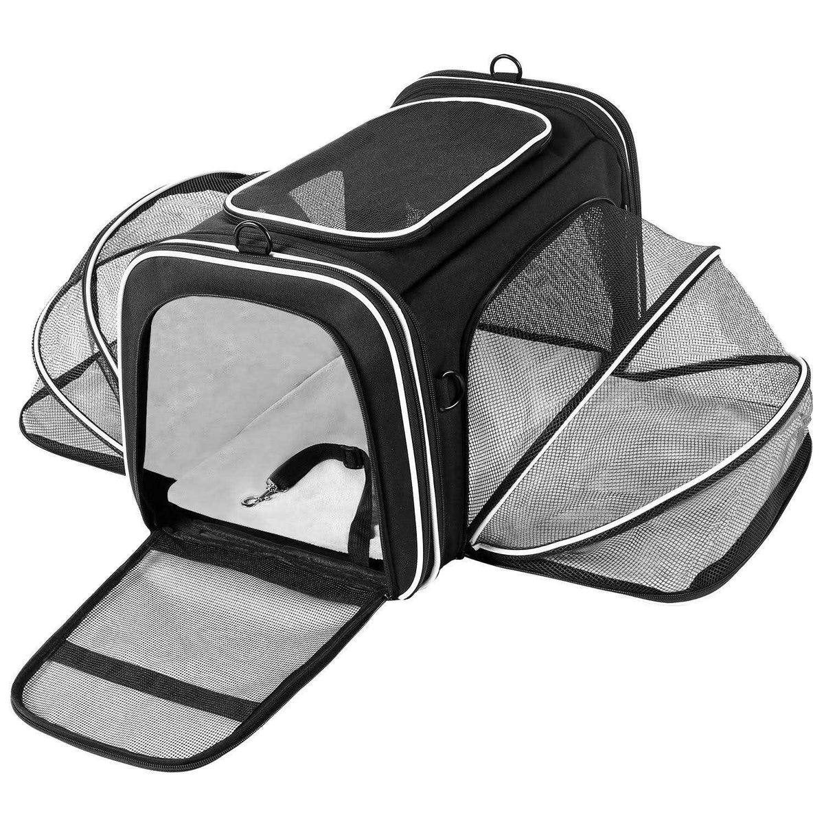 Soft Sided Pet Carrier 4 Expandable Collapsible Q66803