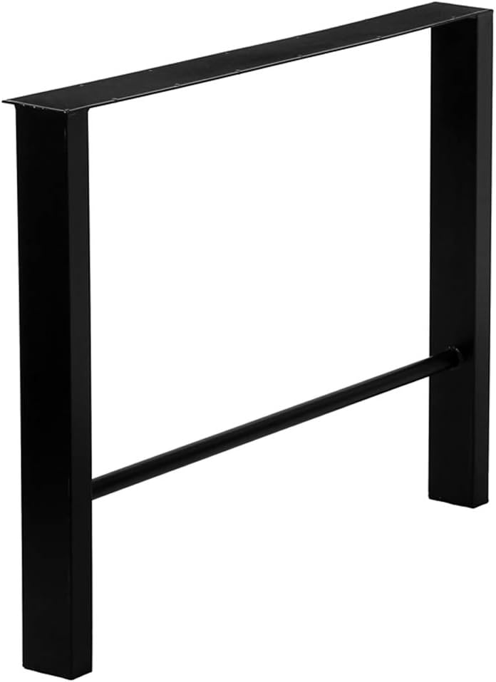 Black Metal Table Legs 2 PCS U8042