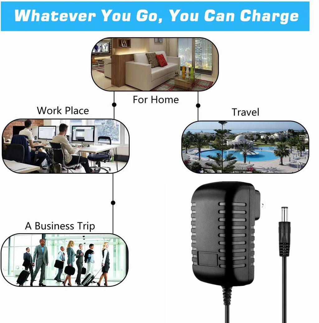 Compatible AC/DC Adapter Power Supply Cord Cable Wall Charger D986038