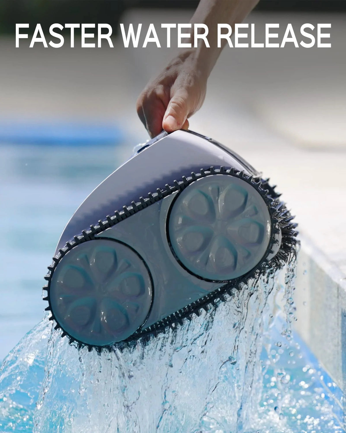 Cordless Robotic Pool Cleaner with Wall Climbing S70043