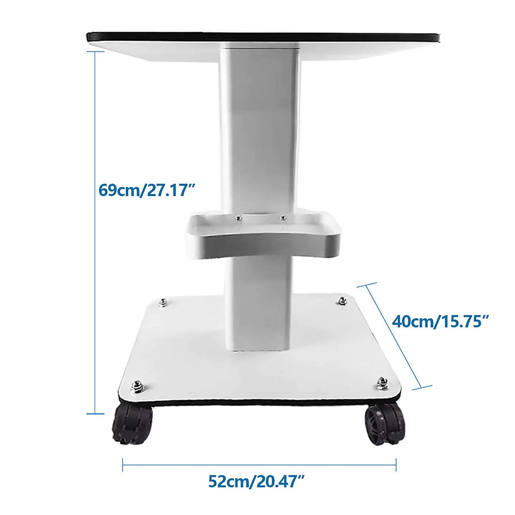 White Salon Trolley Rolling Cart with ABS Drawers E8863
