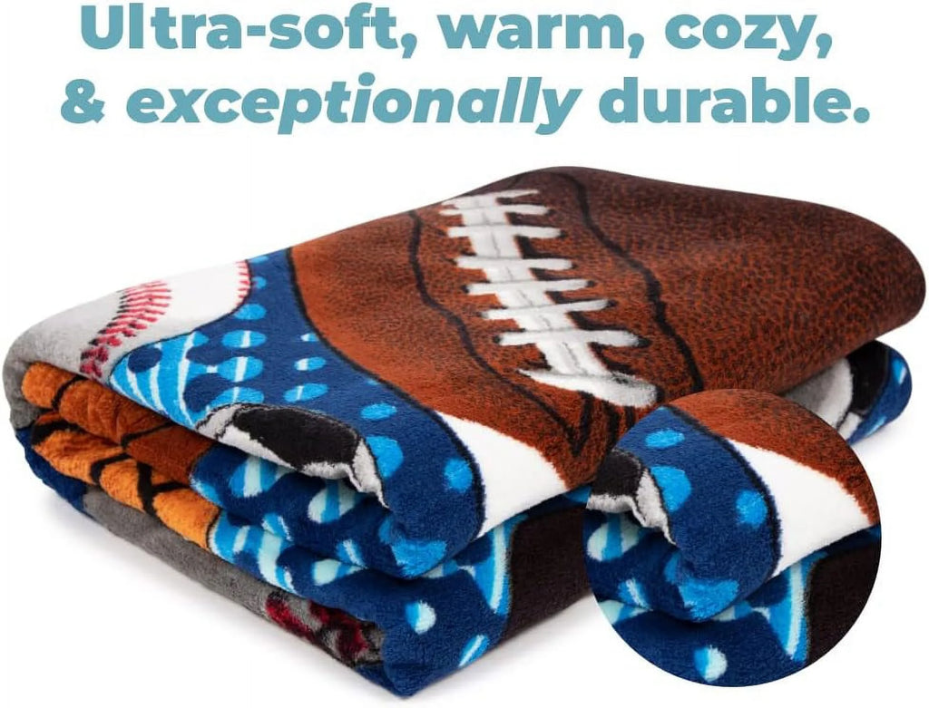 Soft Plush Fleece Throw Blanket 50"x60" Y32403