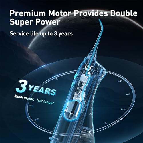 Cordless Water Dental Flosser 300ML Rechargeable IPX7 Waterproof R282745