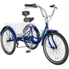 20/24/26 inch 7 Speed Adult Tricycle with Basket C456160