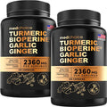 Turmeric and Ginger Supplement 2360 mg 240 ct Capsules H28284
