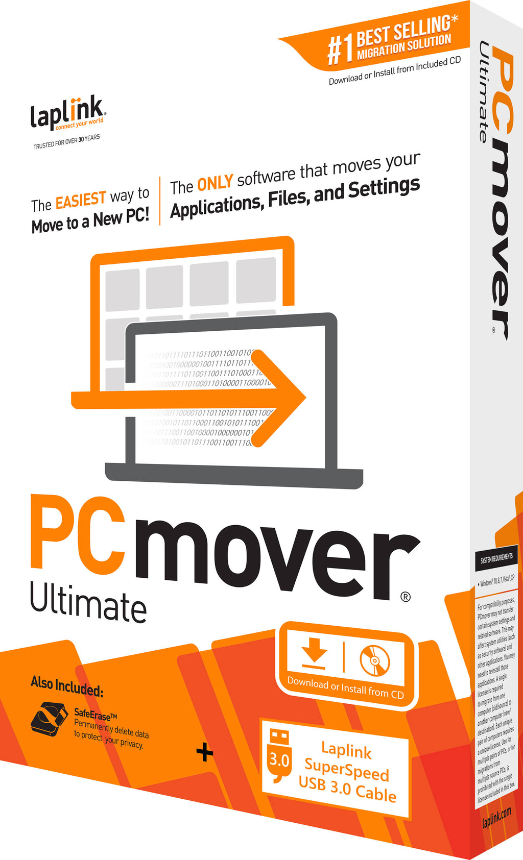 PCmover v.11.0 Ultimate with USB 3.0 Cable W466