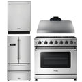 36 Propane Gas Range, Range Hood, Refrigerator, Dishwasher C6086