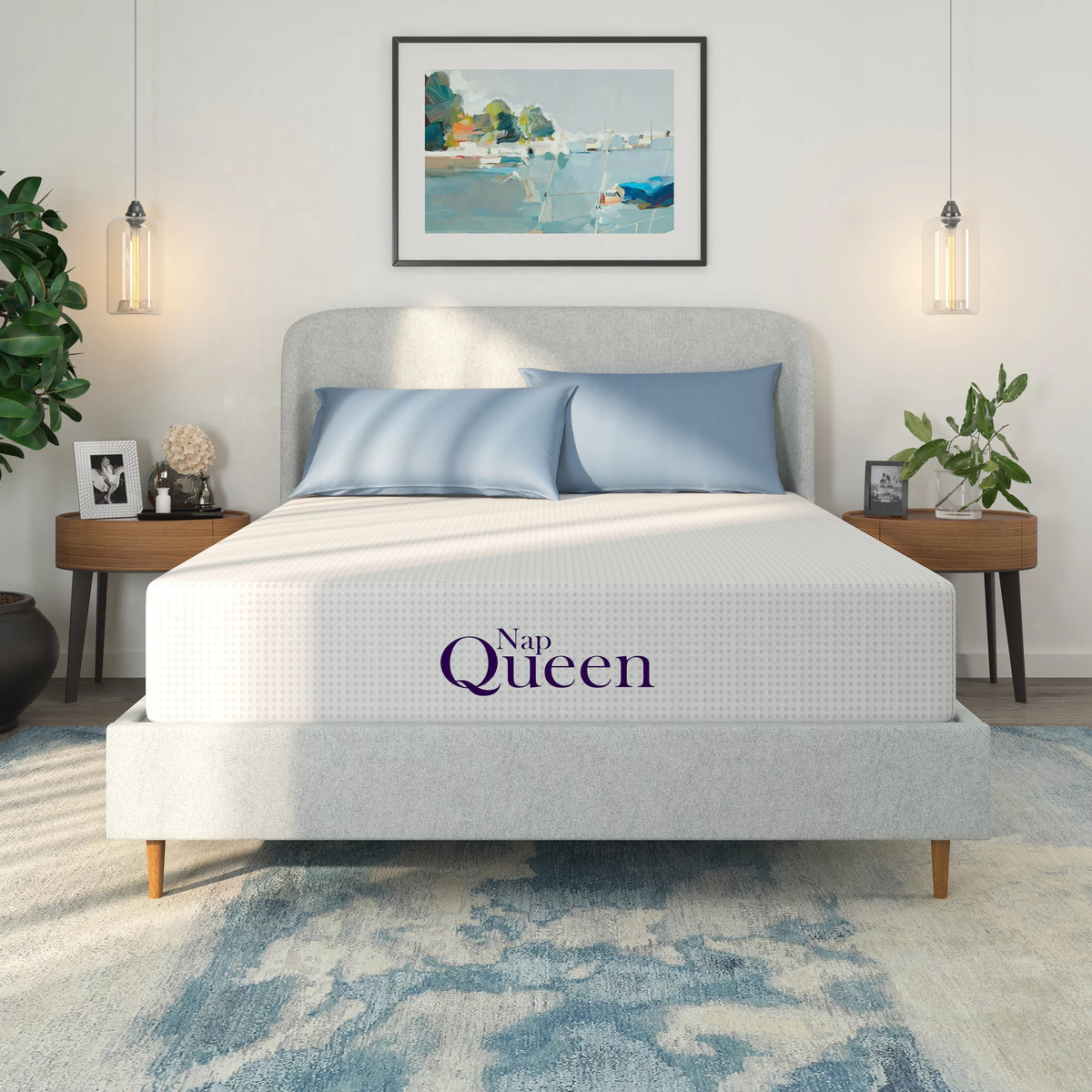 Twin 8" Charcoal Memory Foam Mattress M543