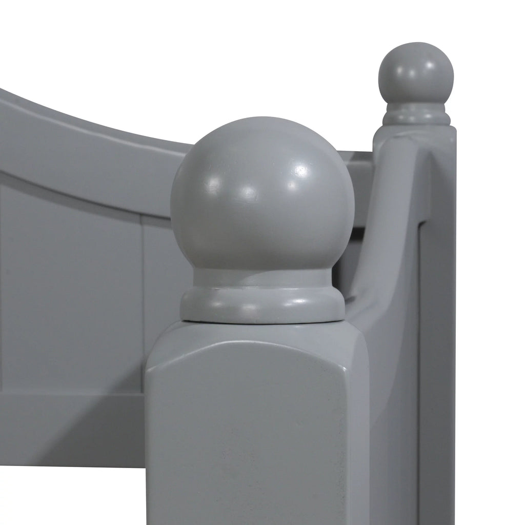 Gray Wood Daybed with Trundle N47337