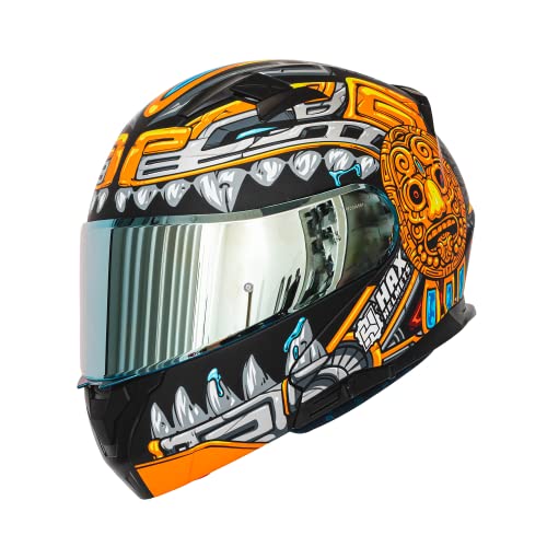Matte Black Modular Motorcycle Helmet B795785