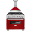 36 Gas Range and Range Hood Appliance Package O1613