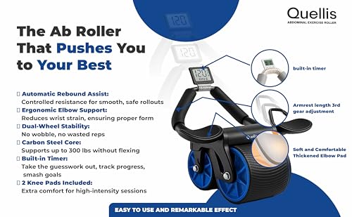 Ab Roller Wheel Set with Elbow Support and 2 Knee Pads N70403
