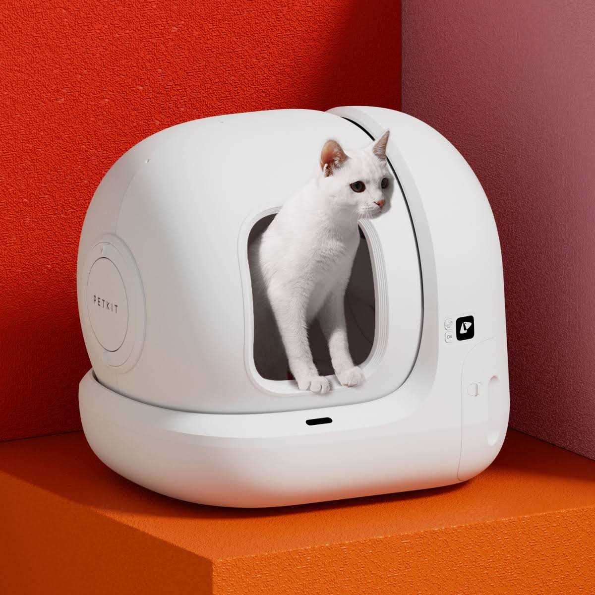 Self-Cleaning Wifi Enabled Automatic Cat Litter Box with Litter Mat B7863