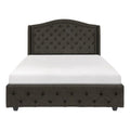 California King Upholstery Wingback Bed T930
