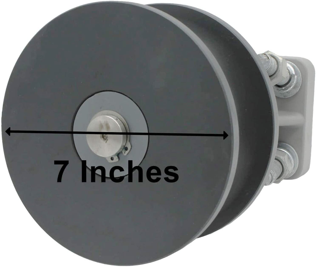 Nylon Sliding Gate Rollers for Round Post, Pack of 4 D7563