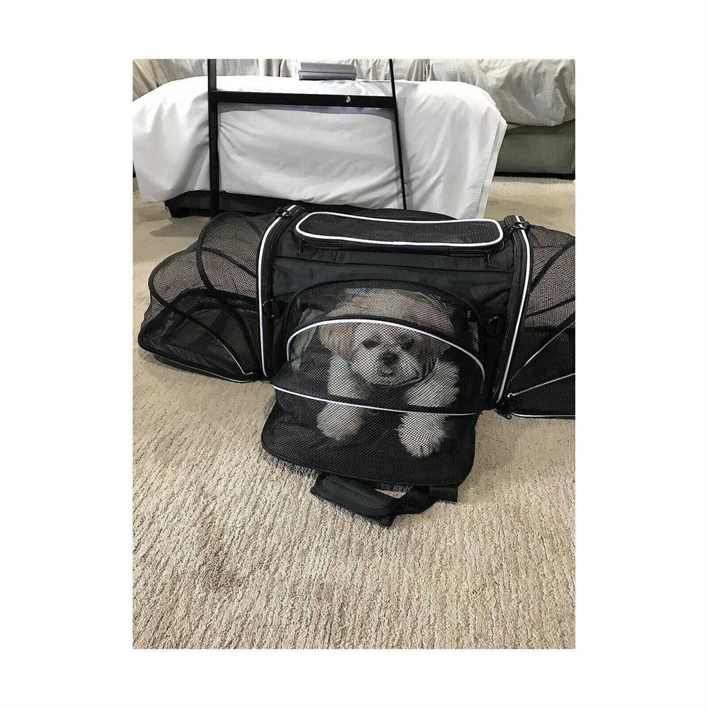 Soft Sided Pet Carrier 4 Expandable Collapsible Q66803