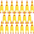 Yellow Rubber Chicken Dog Toys D1630