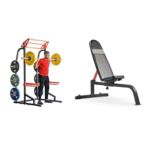 Half Rack Power Cage with J-Hooks and Pull Up Bar P3521