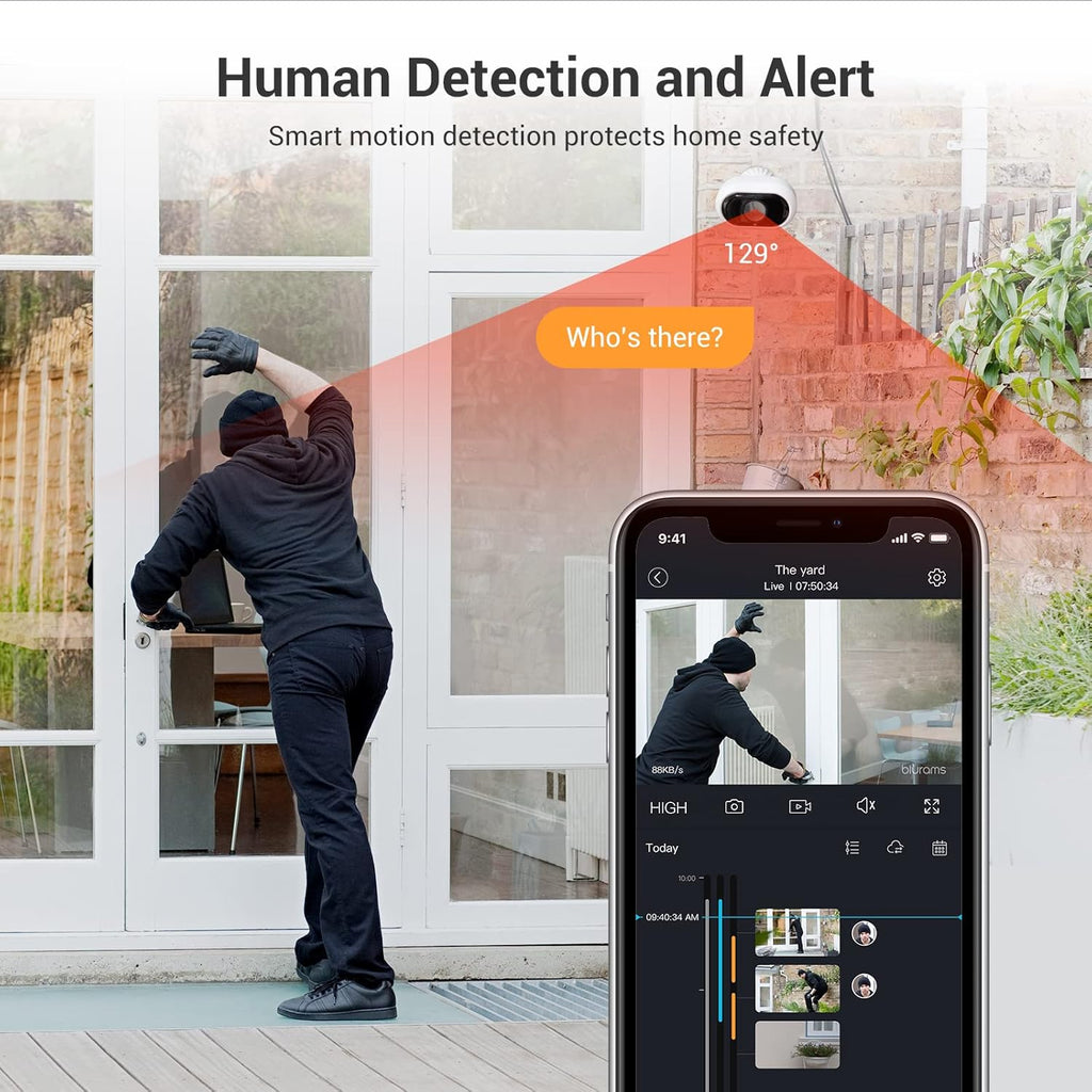 4pc 1080p FHD Outdoor Security Camera System S690315