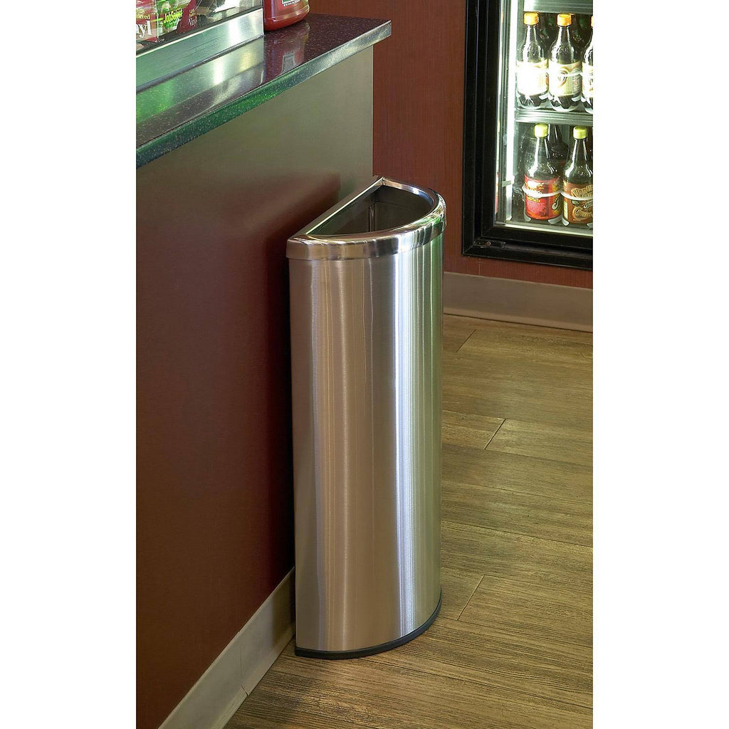 8 Gallon Stainless Steel Trash Can L95184