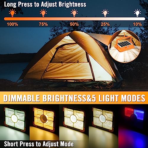 100W LED Solar Work Light, 10000LM Magnetic Worklight, IP66 Waterproof L903