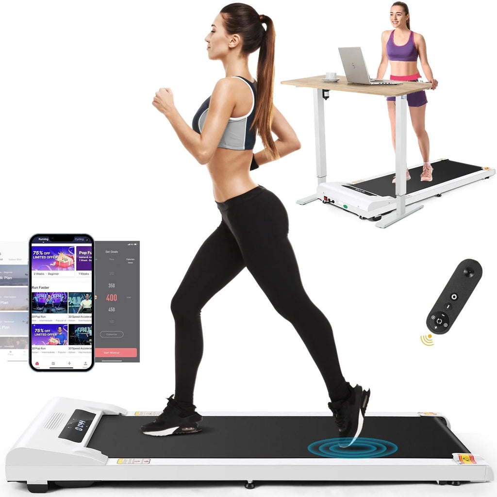 Pink Walking Pad Under Desk Treadmill Y142
