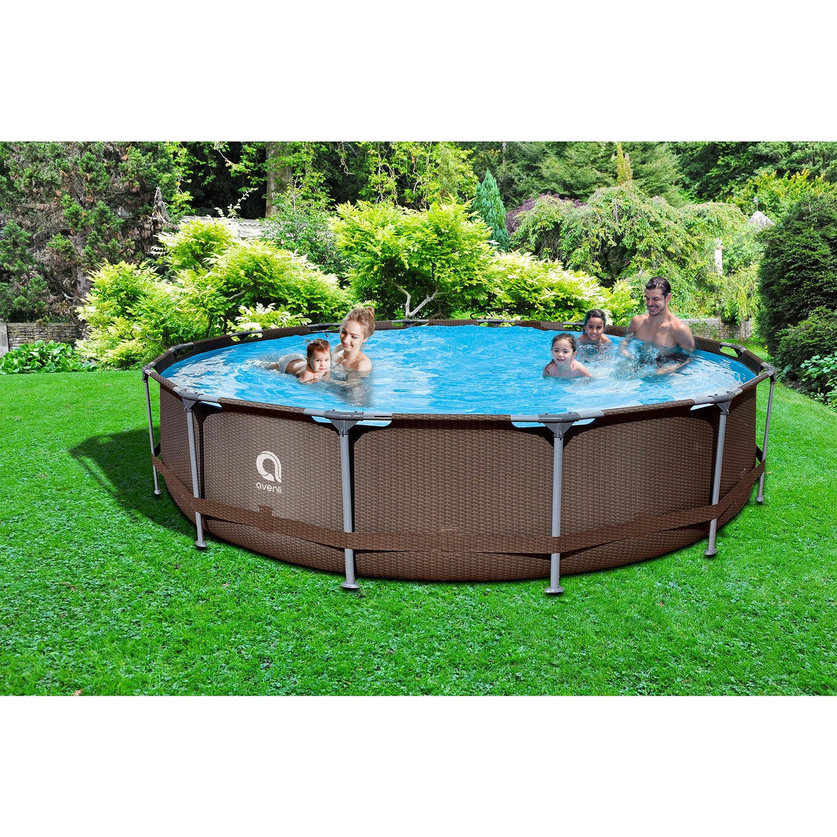 15 Foot x 33 Inch Steel Frame Above Ground Swimming Pool O528790