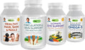 Circulation & Vein Support, Healthy Hair, Skin and Nails, Ultimate Eye Support, and Maximum Essential Omega-3 V9622