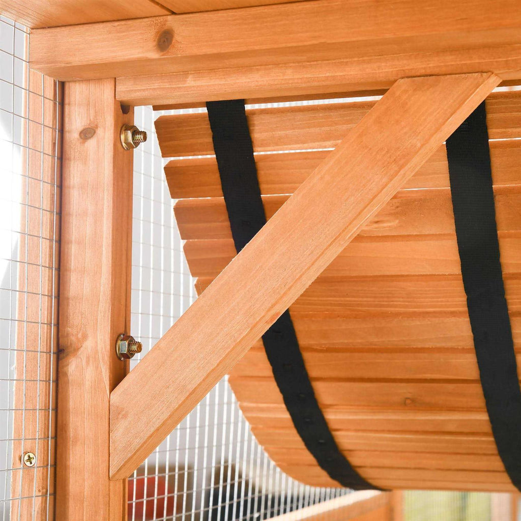 Wooden Outdoor Cat House Y577
