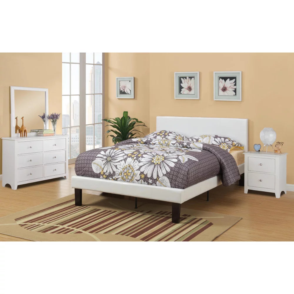White Twin Bed N6973