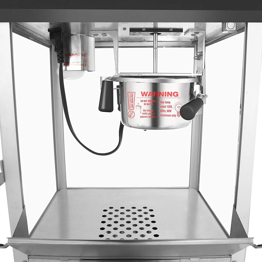 Black 4 oz Popcorn Popper Machine F861
