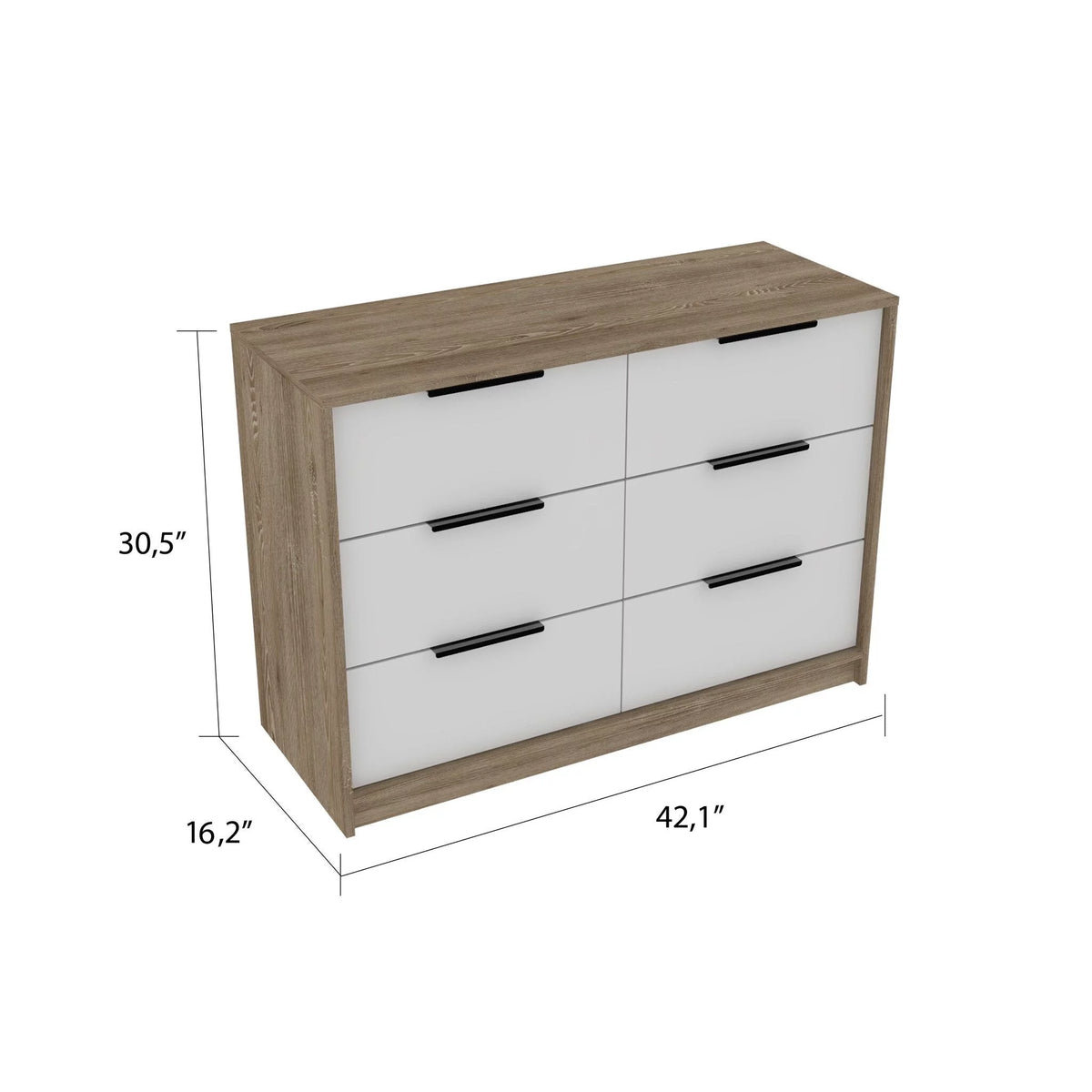 White Natural Pine Dresser D42878