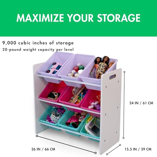 12-Bin Toy Organizer with Chalkboard M99047
