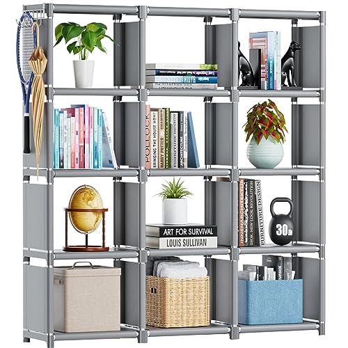 18 Cube Extra Large Black Bookcase Z9669