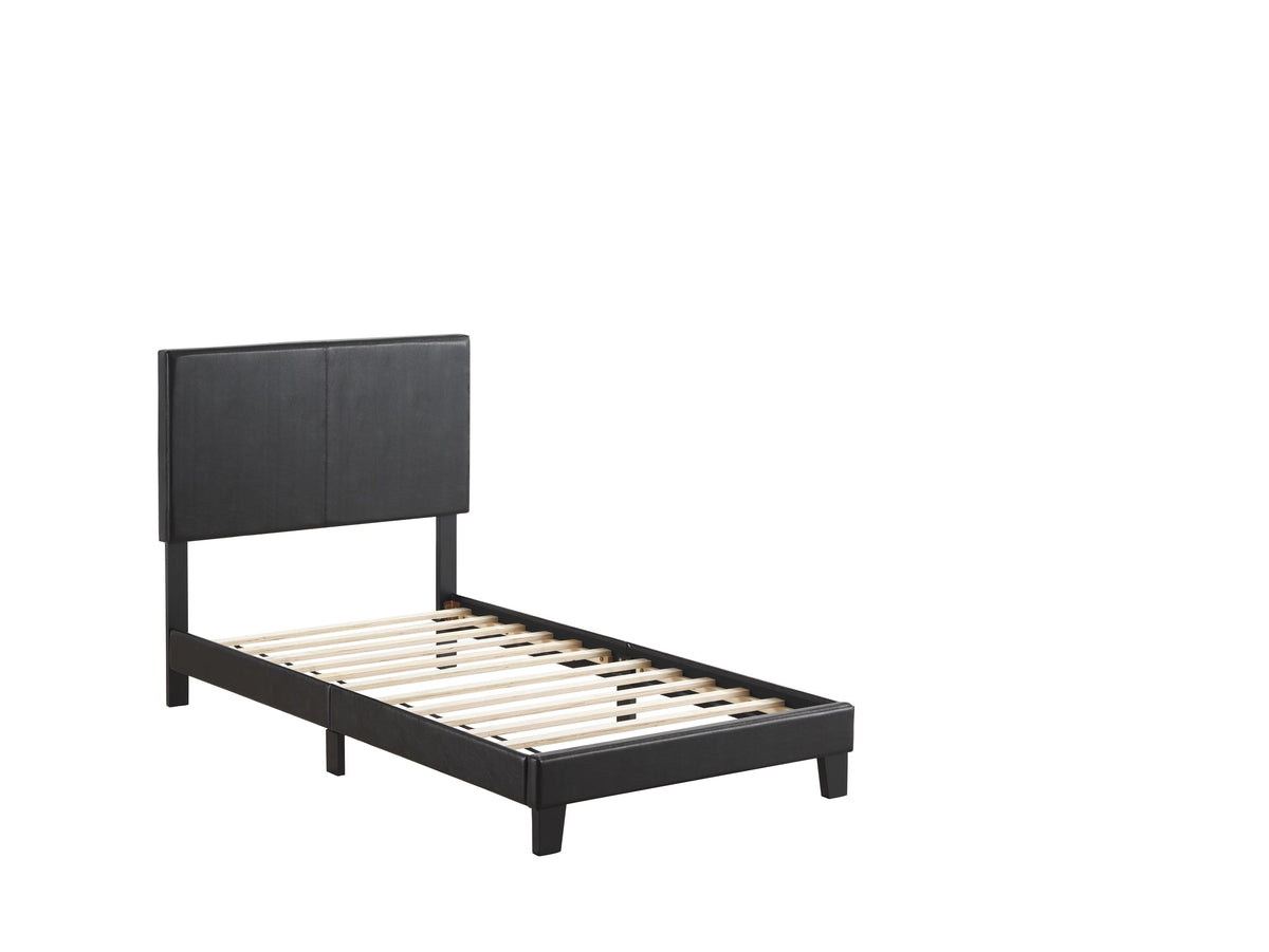 Black Queen Platform Bed L8248