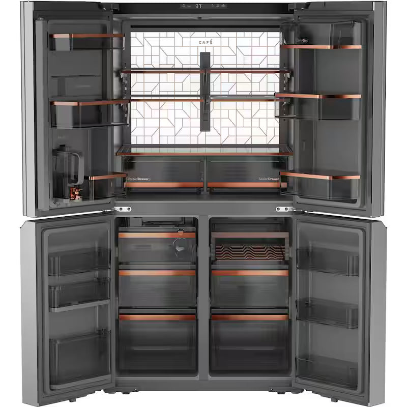 27.4 cu. ft. Quad Door Bottom Freezer Refrigerator with Dual Dispense Pitcher A200