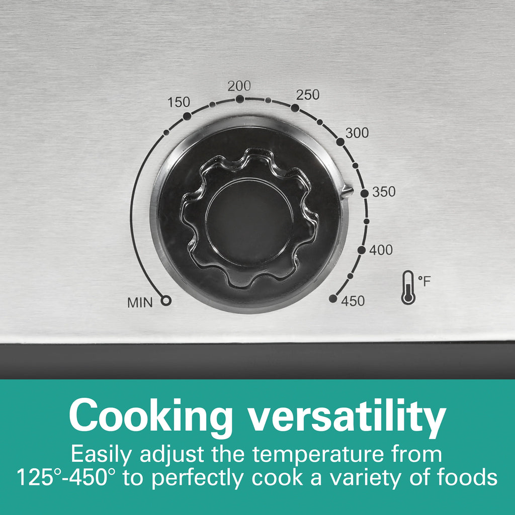 Electric Roaster Oven, 22 Quarts, Stainless Steel S248553