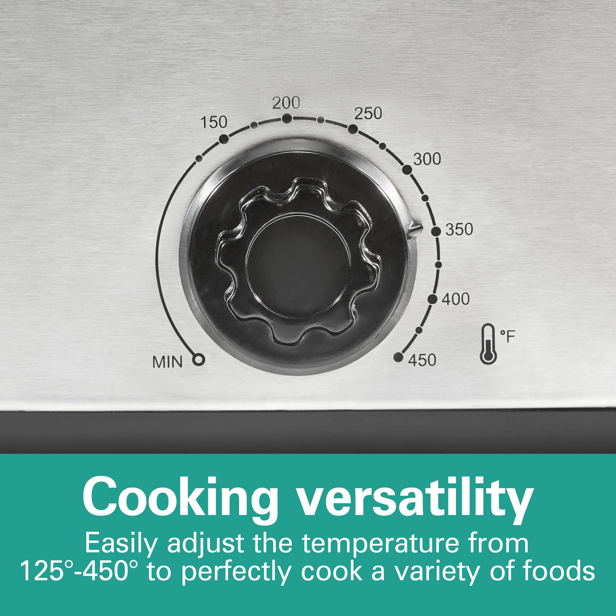 Electric Roaster Oven, 22 Quarts, Stainless Steel S248553