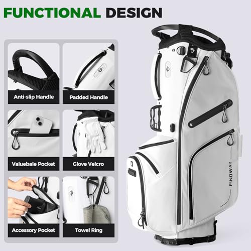 14 Way Lightweight Golf Stand Bag with Dual Strap B81978