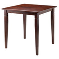 Antique Walnut Finish Dining Table with Tapered Leg E44307