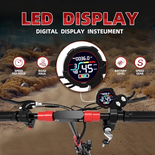 Folding Electric Scooter with 11" Off-Road Tires S39032