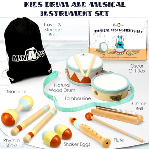 Wooden Musical Instruments Drum Set M93726