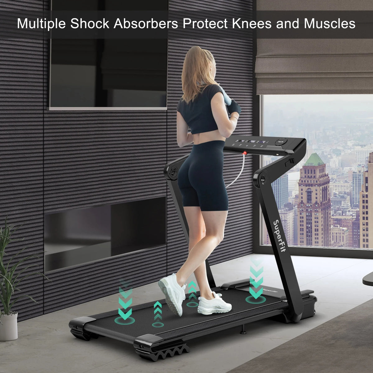 4 HP Folding Treadmill N912184