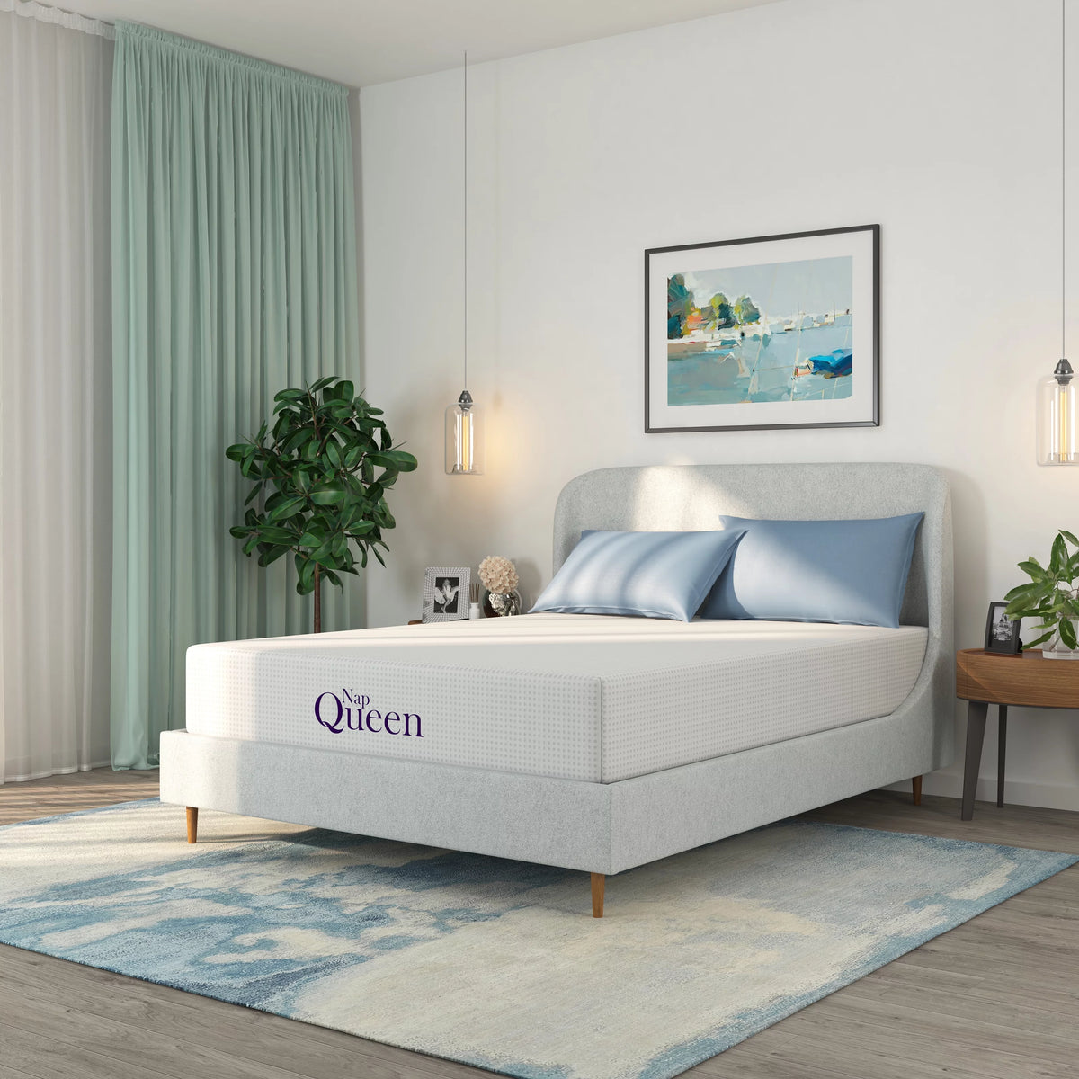 Twin 8" Charcoal Memory Foam Mattress M543