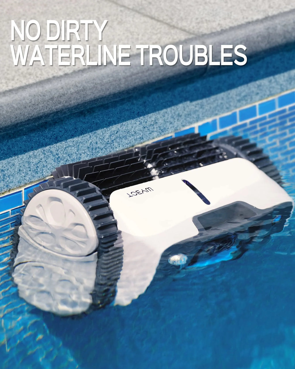 Cordless Robotic Pool Cleaner with Wall Climbing S70043