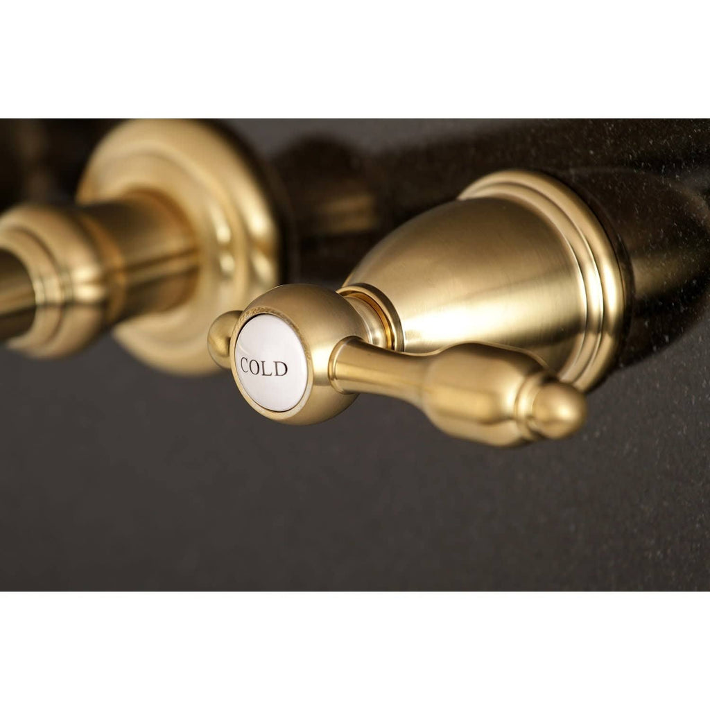 2-Handle Wall Mount Roman Tub Faucet, Oil Rubbed Bronze S4599