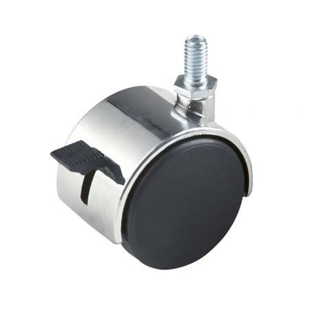 2 in. Plastic Twin Wheel Caster with Locking Brake B66398